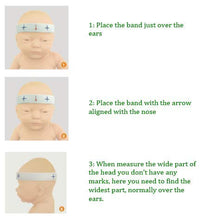 Load image into Gallery viewer, Elastic Measuring Band (V 2.0) for Craniometer - Baby Flat Head Measurement Tools (Pack of 10pc)