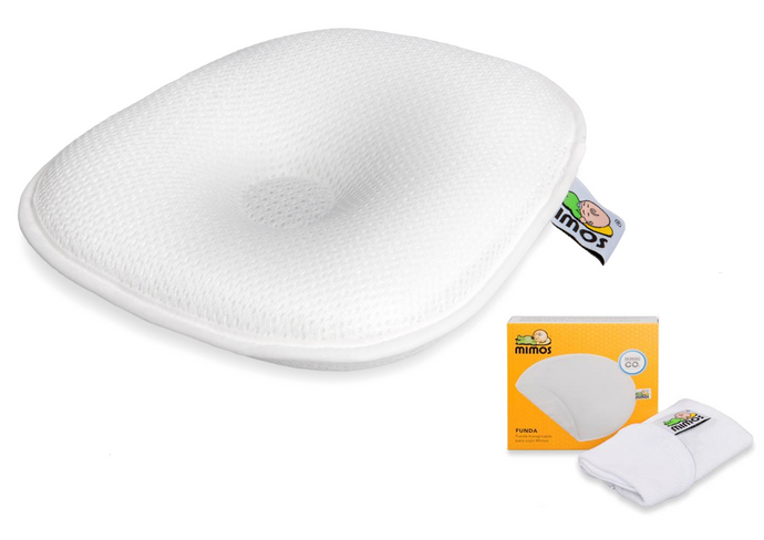 Mimos Pillow Bundle - 2 Items - Pillow and a Cover (White )