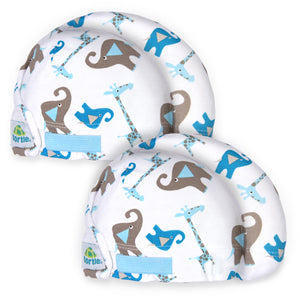 TORTLE Repositioning Beanie,  Adjustable Head Support Prevents Flat Head, FDA Cleared, Neck Positioner (Lucky Elephant)